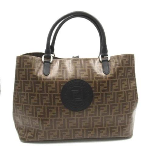 Pre-owned Canvas fendi-bags Fendi Vintage , Brown , Dames