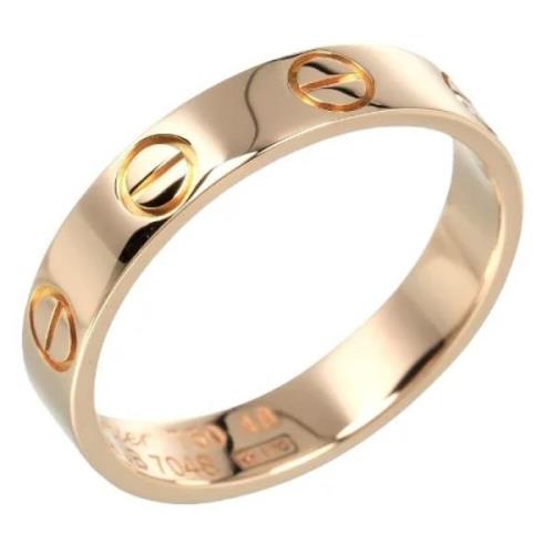 Pre-owned Rose Gold rings Cartier Vintage , Yellow , Dames