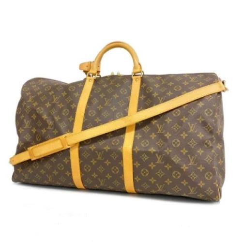 Pre-owned Fabric louis-vuitton-bags Louis Vuitton Vintage , Brown , Da...