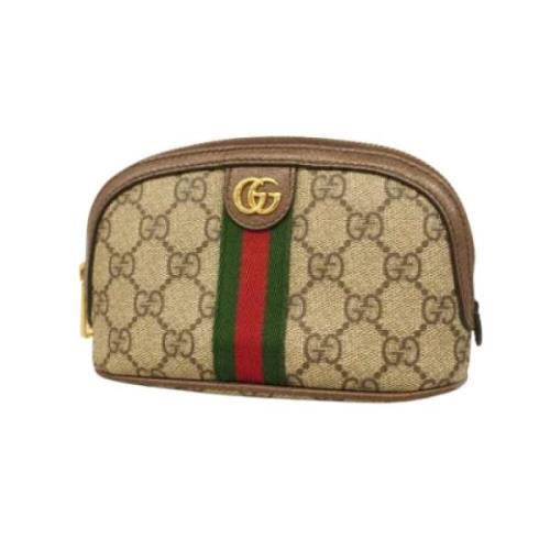 Pre-owned Plastic gucci-bags Gucci Vintage , Brown , Dames