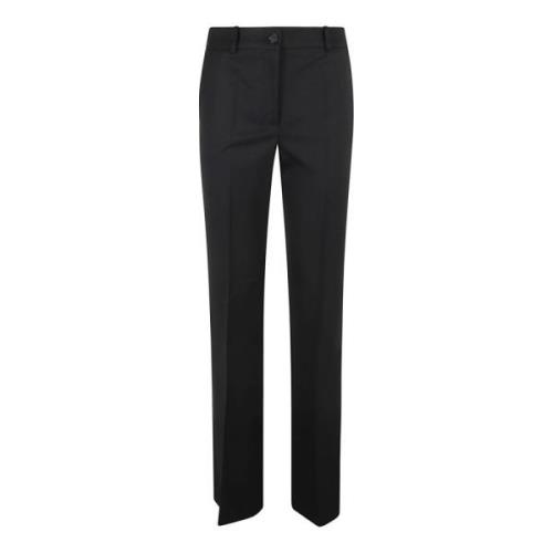 Zwarte wolmix slim-fit broek P.a.r.o.s.h. , Black , Dames