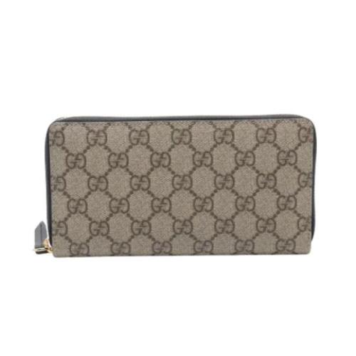 Pre-owned Plastic wallets Gucci Vintage , Beige , Dames