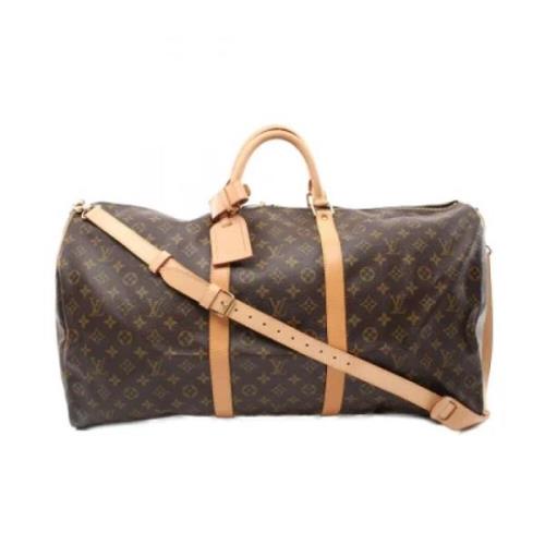 Pre-owned Fabric louis-vuitton-bags Louis Vuitton Vintage , Brown , Da...