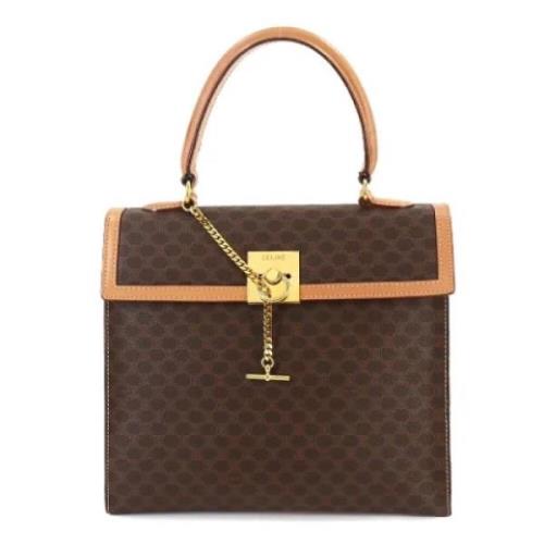 Pre-owned Canvas celine-bags Celine Vintage , Brown , Dames