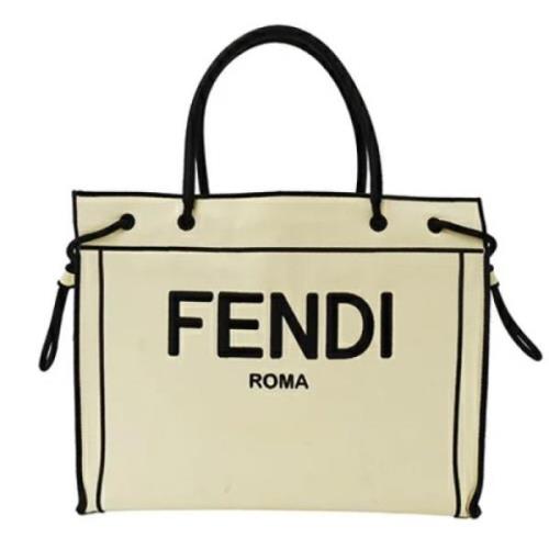 Pre-owned Canvas fendi-bags Fendi Vintage , Beige , Dames