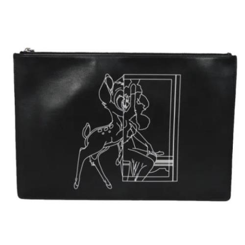 Pre-owned Leather clutches Givenchy Pre-owned , Black , Unisex