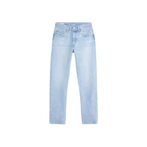 Iconische Levis 501 Jeans Levi's , Blue , Dames