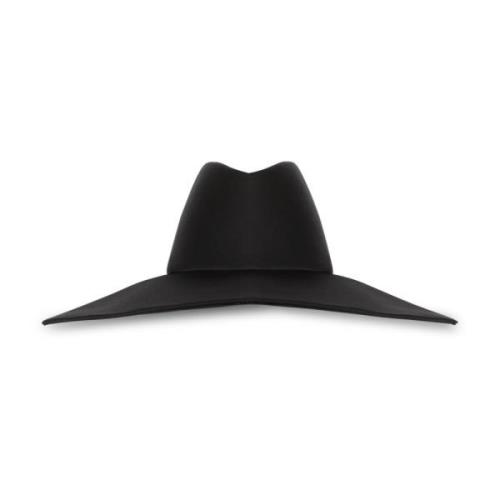 Satin hat Balmain , Black , Dames