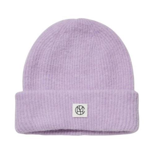 Hope Icon Beanie Moss Copenhagen , Purple , Dames