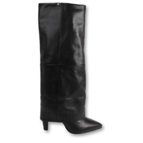 Roklaars Dress Boots met Uniek Ontwerp Bronx , Black , Dames