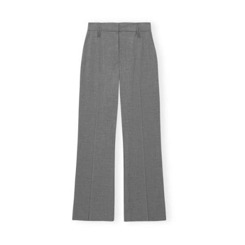 Stijlvolle Denim Broek voor Vrouwen Ganni , Gray , Dames