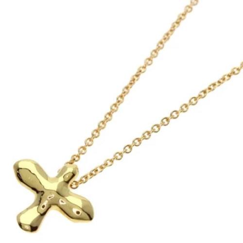 Pre-owned Yellow Gold necklaces Tiffany & Co. Pre-owned , Yellow , Dam...