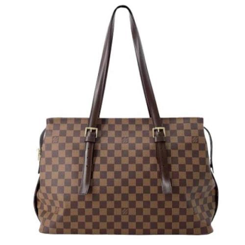 Pre-owned Canvas louis-vuitton-bags Louis Vuitton Vintage , Brown , Da...