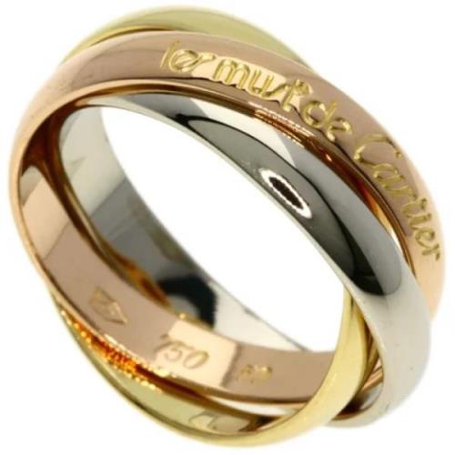 Pre-owned Rose Gold rings Cartier Vintage , Yellow , Dames