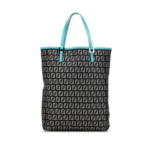 Pre-owned Canvas totes Fendi Vintage , Black , Dames