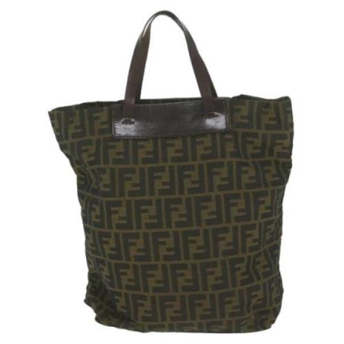 Pre-owned Canvas totes Fendi Vintage , Brown , Dames