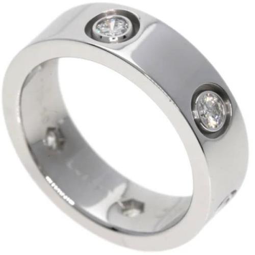 Pre-owned White Gold rings Cartier Vintage , Gray , Dames