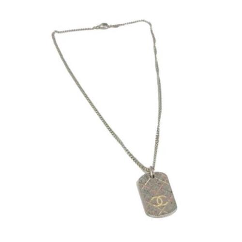 Pre-owned Metal chanel-jewelry Chanel Vintage , Gray , Dames