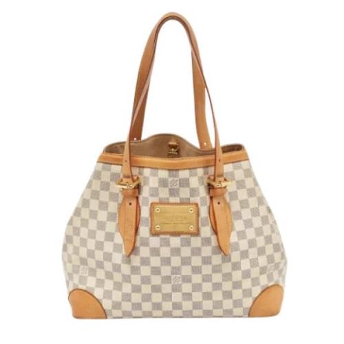 Pre-owned Canvas louis-vuitton-bags Louis Vuitton Vintage , Beige , Da...