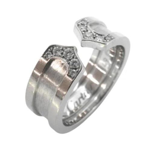 Pre-owned White Gold rings Cartier Vintage , Gray , Dames