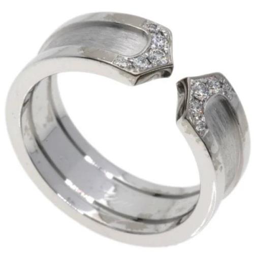 Pre-owned White Gold rings Cartier Vintage , Gray , Dames