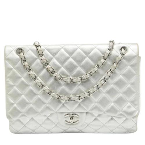 Pre-owned Fabric chanel-bags Chanel Vintage , Gray , Dames