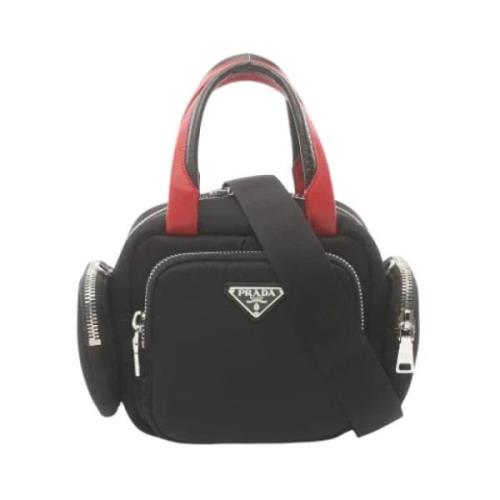 Pre-owned Leather prada-bags Prada Vintage , Black , Dames