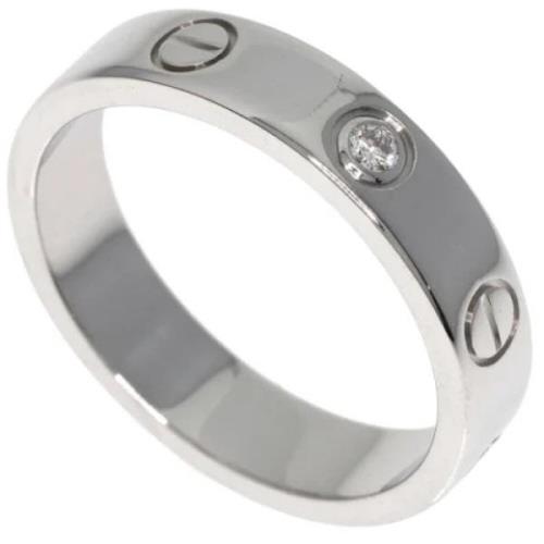 Pre-owned White Gold rings Cartier Vintage , Gray , Dames