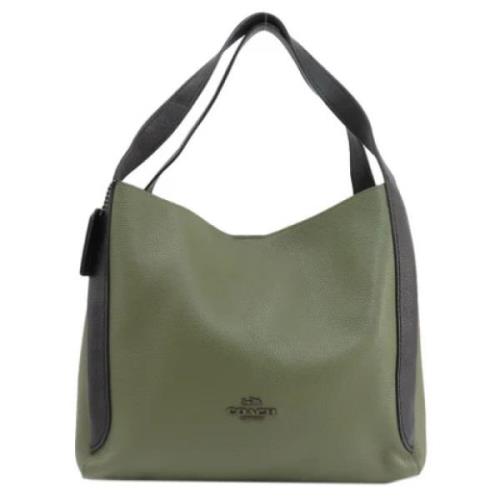 Pre-owned Leather shoulder-bags Coach Pre-owned , Green , Dames