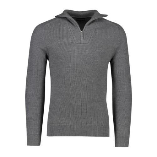 Grijze Wol Turtleneck Cavallaro , Gray , Heren