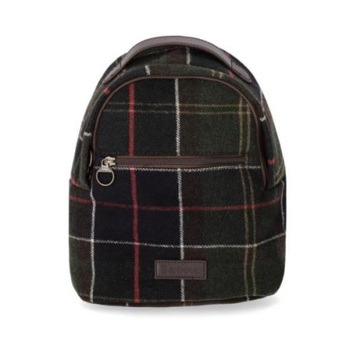 Klassieke Tartan Rugzak Barbour , Green , Dames