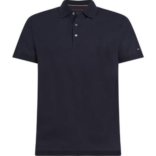 Blauwe Polo Shirt Klassieke Stijl Tommy Hilfiger , Blue , Heren