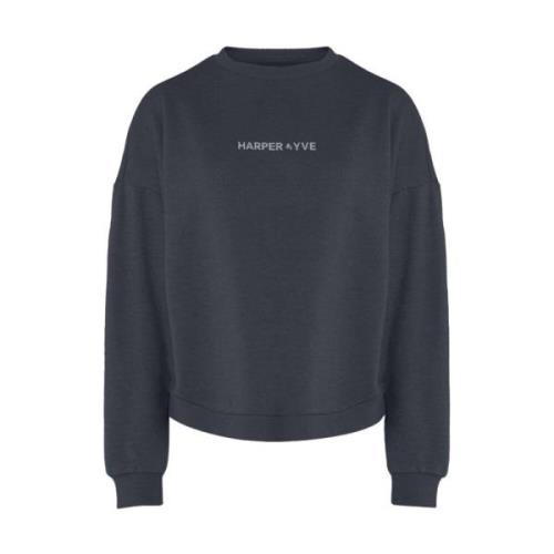 Levendige Energie Sweater Aw24Y501 Harper & Yve , Gray , Dames