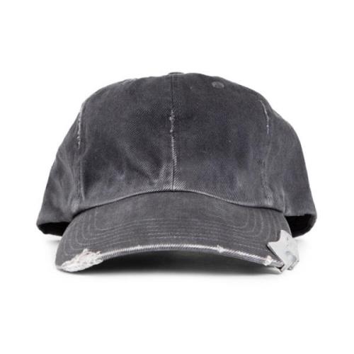 Denim Flesopener Cap Doublet , Black , Heren