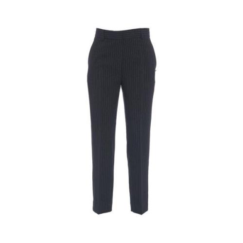 Blauwe Broek Aw24, Model Hoogte 178cm Ottod'Ame , Blue , Dames