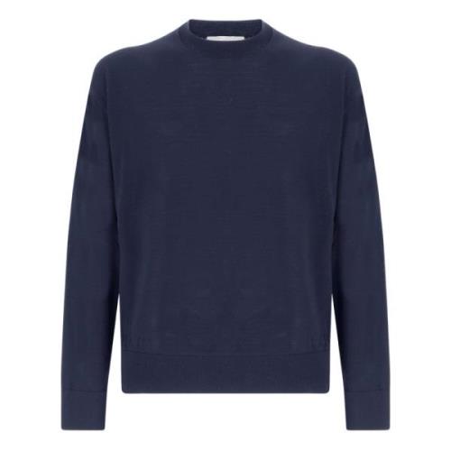 Kasjmier Crewneck Sweater Laneus , Blue , Heren