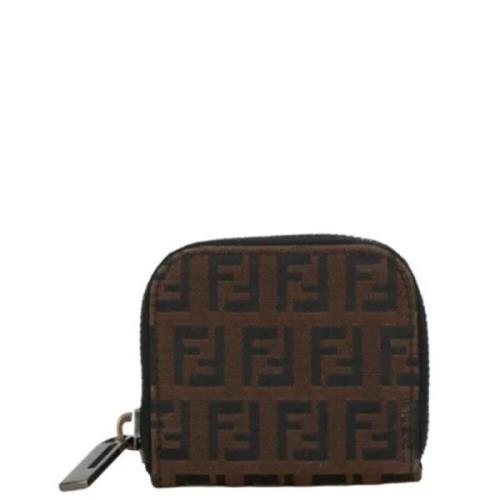 Pre-owned Canvas wallets Fendi Vintage , Brown , Dames