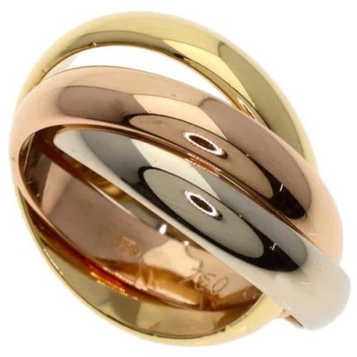 Pre-owned Rose Gold rings Cartier Vintage , Yellow , Dames