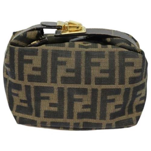 Pre-owned Canvas fendi-bags Fendi Vintage , Brown , Dames