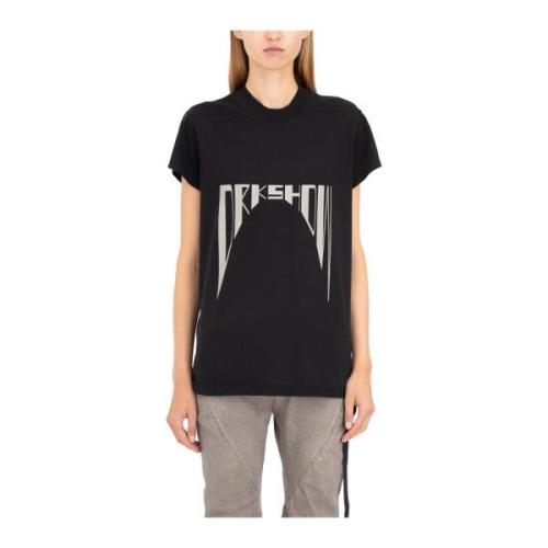 Zwart Pearl T-Shirt Level Rick Owens , Black , Dames