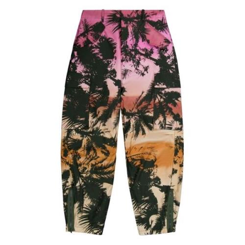 palmprint multipocket broek Laneus , Multicolor , Dames