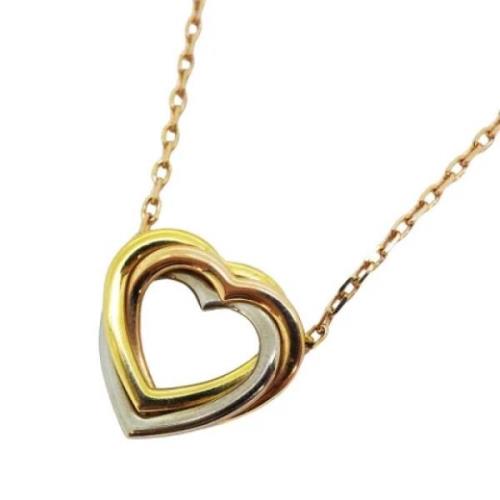 Pre-owned Rose Gold necklaces Cartier Vintage , Yellow , Dames