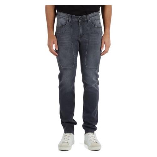 Slim Fit Five-Pocket Jeans Jeckerson , Gray , Heren