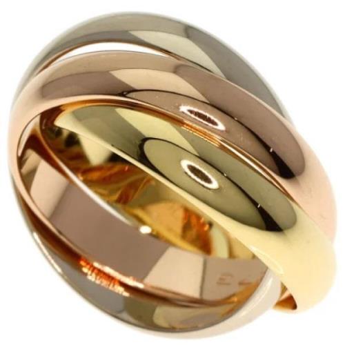 Pre-owned Rose Gold rings Cartier Vintage , Yellow , Dames