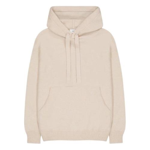 Kasjmier en Zijden Hoodie Laneus , Beige , Heren