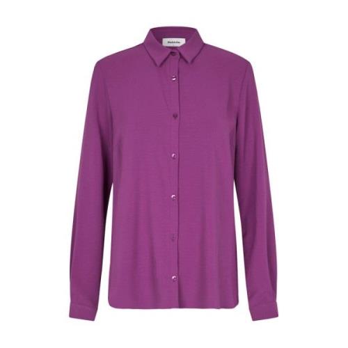 Elegante Ossa Blouse Modström , Purple , Dames