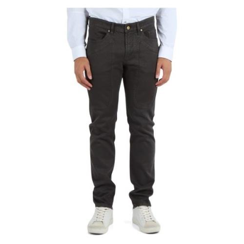 Slim Fit Vijf-Pocket Jeans Jeckerson , Brown , Heren