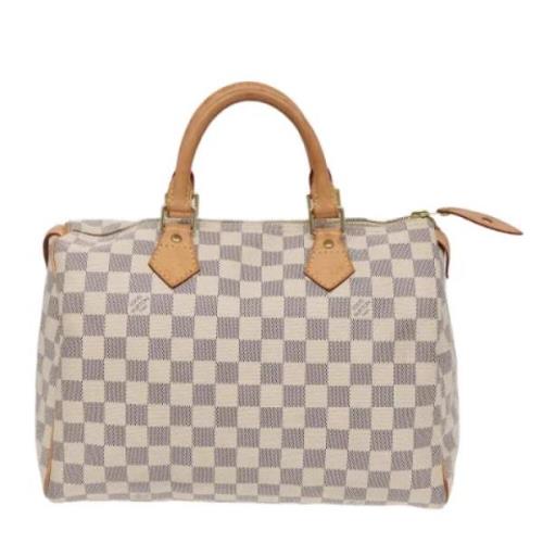 Pre-owned Canvas louis-vuitton-bags Louis Vuitton Vintage , Beige , Da...