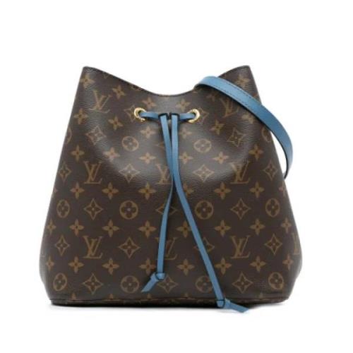 Pre-owned Canvas shoulder-bags Louis Vuitton Vintage , Brown , Dames