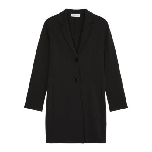 NorHeren lange jersey blazer Marc O'Polo , Black , Dames